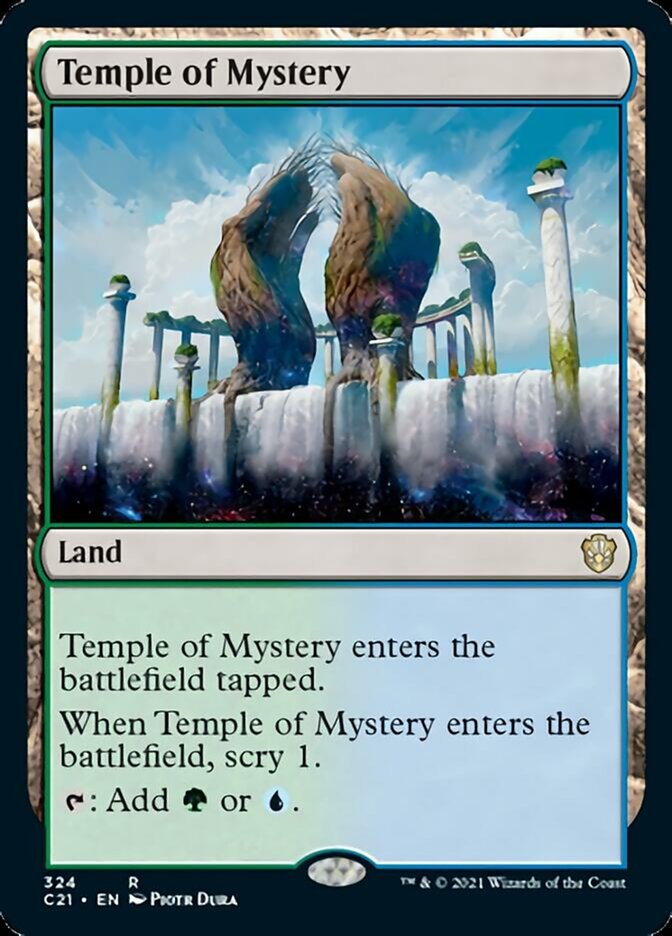 Temple of Mystery [Commander 2021] | Good Games Morley