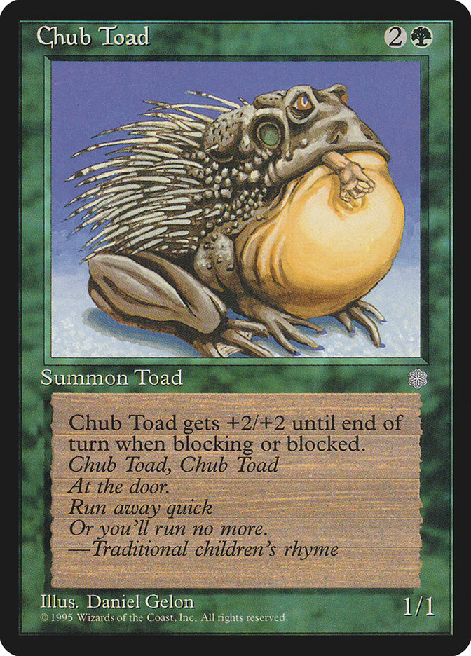 Chub Toad [Ice Age] | Good Games Morley