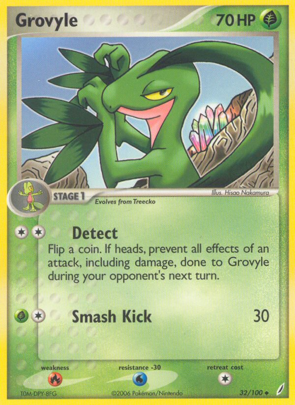Grovyle (32/100) [EX: Crystal Guardians] | Good Games Morley