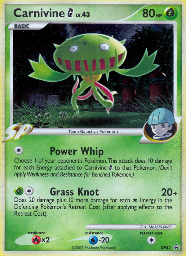 Carnivine G (DP42) [Diamond & Pearl: Black Star Promos] | Good Games Morley