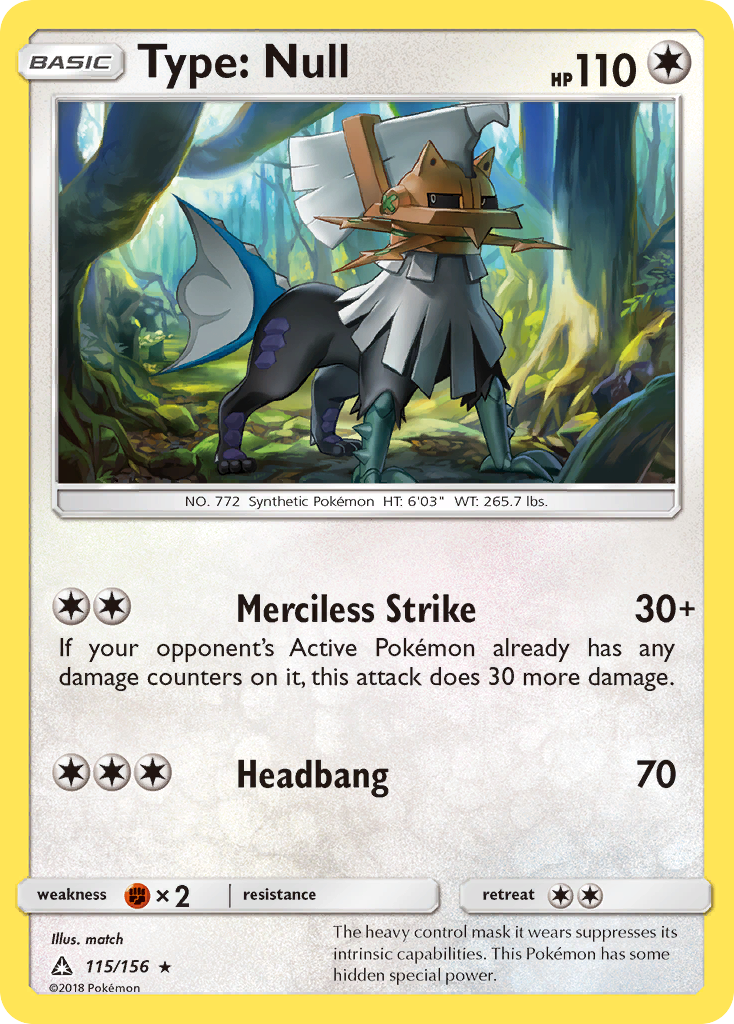 Type: Null (115/156) [Sun & Moon: Ultra Prism] | Good Games Morley