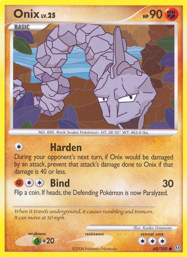 Onix (69/100) [Diamond & Pearl: Stormfront] | Good Games Morley
