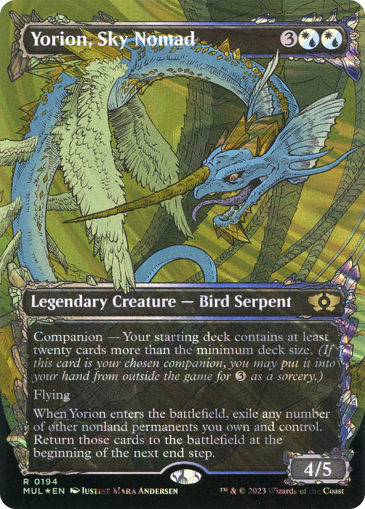 Yorion, Sky Nomad (Halo Foil) [Multiverse Legends] | Good Games Morley