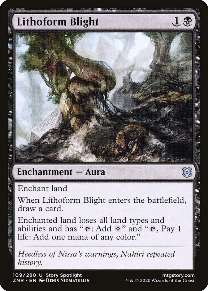 Lithoform Blight [Zendikar Rising] | Good Games Morley