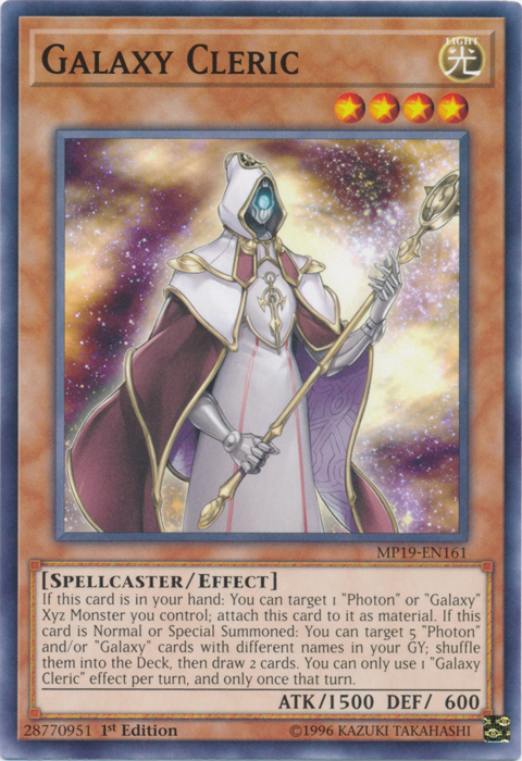 Galaxy Cleric [MP19-EN161] Common | Good Games Morley