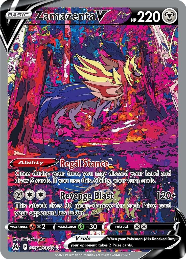 Zamazenta V (GG54/GG70) [Sword & Shield: Crown Zenith] | Good Games Morley