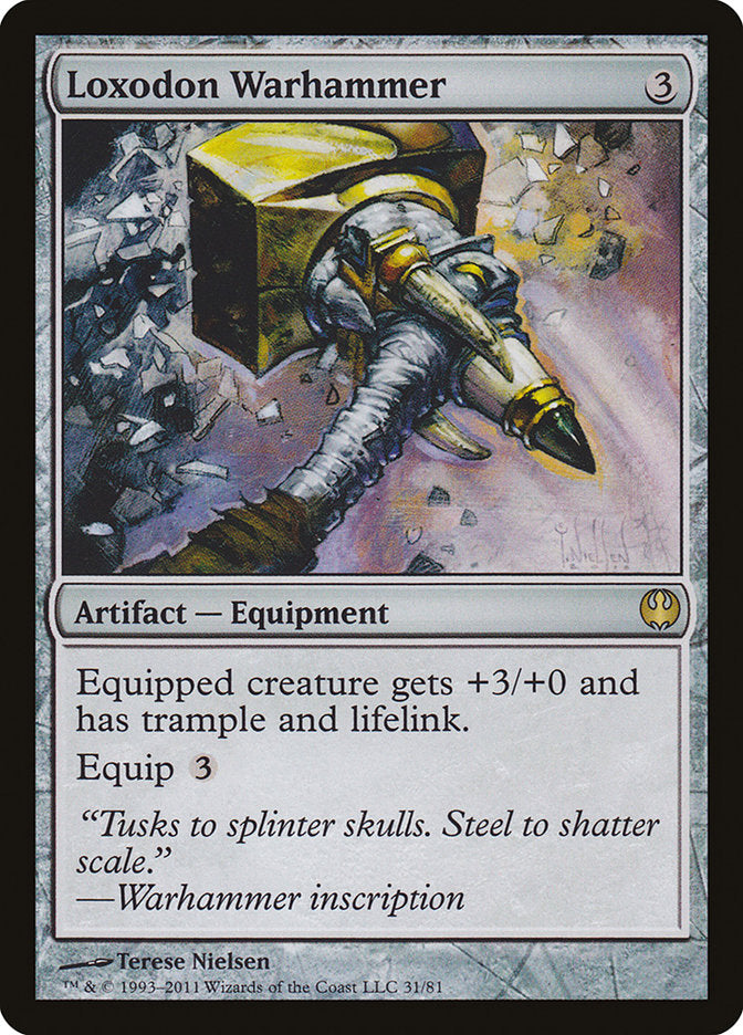 Loxodon Warhammer [Duel Decks: Knights vs. Dragons] | Good Games Morley