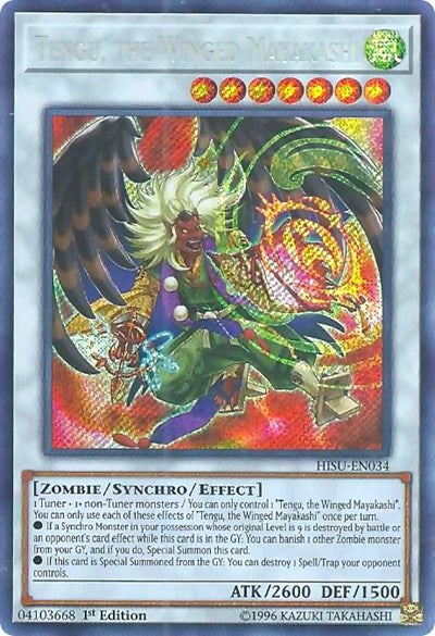 Tengu, the Winged Mayakashi [HISU-EN034] Secret Rare | Good Games Morley