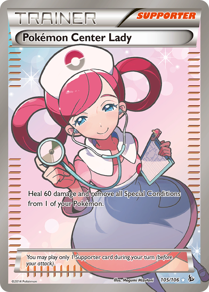 Pokemon Center Lady (105/106) [XY: Flashfire] | Good Games Morley
