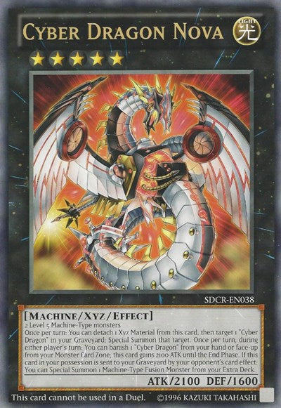 Cyber Dragon Nova (Oversized) (Machine Madness) [SDCR-EN038] Promo | Good Games Morley