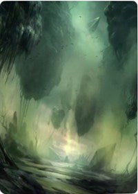 Swamp 1 Art Card [Zendikar Rising Art Series] | Good Games Morley