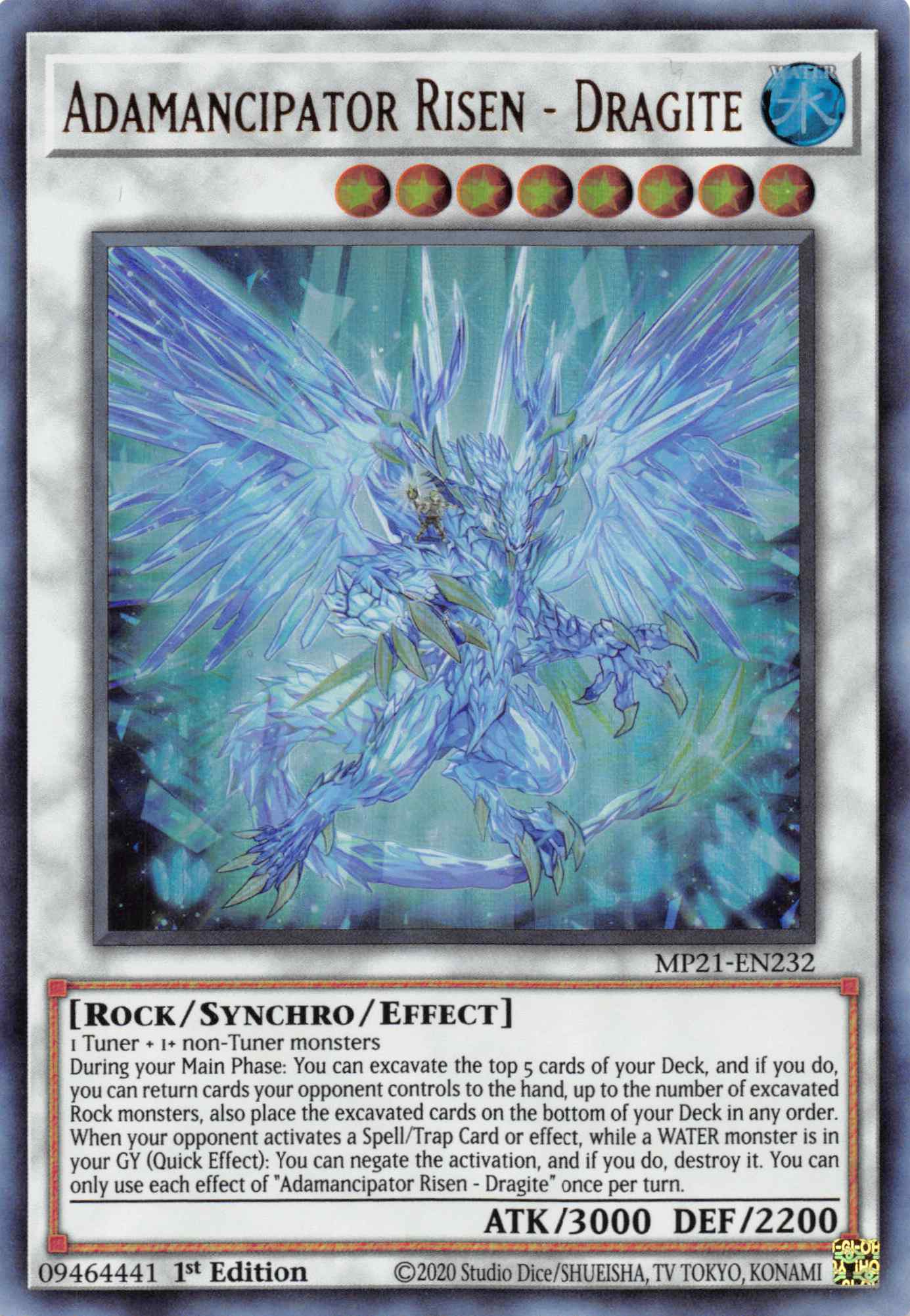 Adamancipator Risen - Dragite [MP21-EN232] Ultra Rare | Good Games Morley