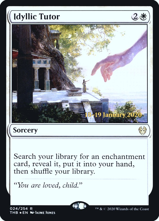 Idyllic Tutor [Theros Beyond Death Prerelease Promos] | Good Games Morley