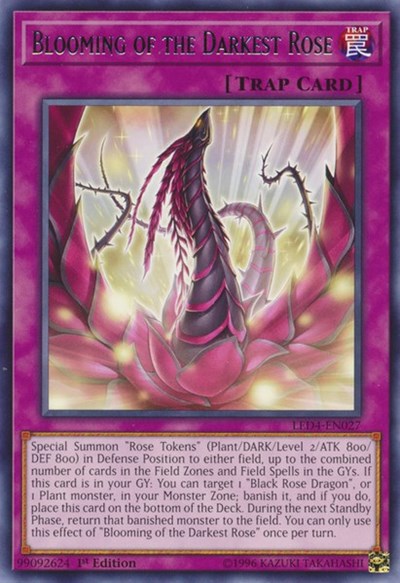 Blooming of the Darkest Rose [LED4-EN027] Rare | Good Games Morley