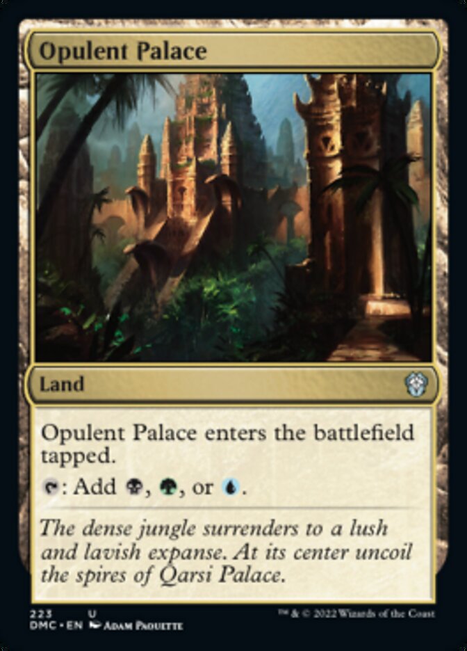 Opulent Palace [Dominaria United Commander] | Good Games Morley