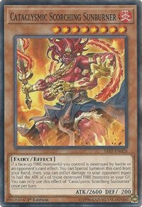 Cataclysmic Scorching Sunburner [SAST-EN028] Common | Good Games Morley