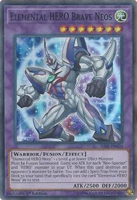 Elemental HERO Brave Neos [SAST-EN035] Super Rare | Good Games Morley