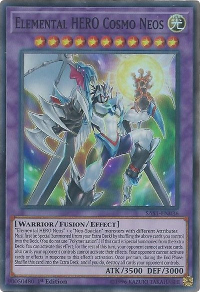 Elemental HERO Cosmo Neos [SAST-EN036] Super Rare | Good Games Morley