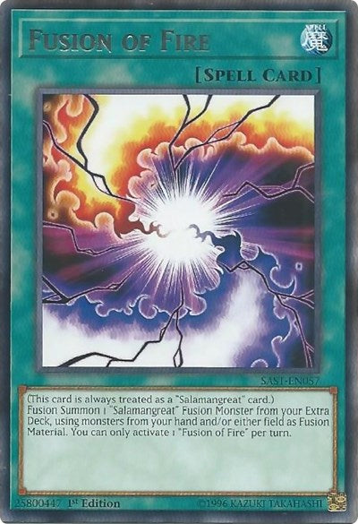 Fusion of Fire [SAST-EN057] Rare | Good Games Morley