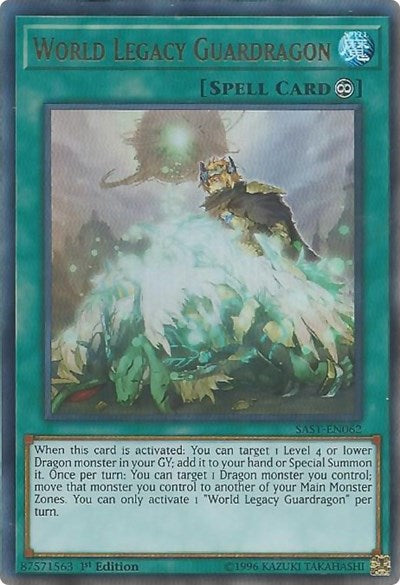 World Legacy Guardragon [SAST-EN062] Ultra Rare | Good Games Morley
