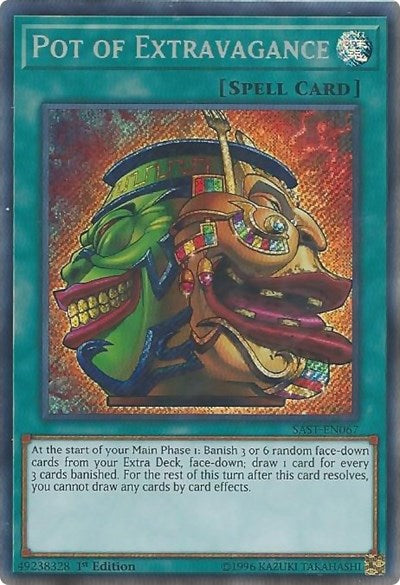 Pot of Extravagance [SAST-EN067] Secret Rare | Good Games Morley