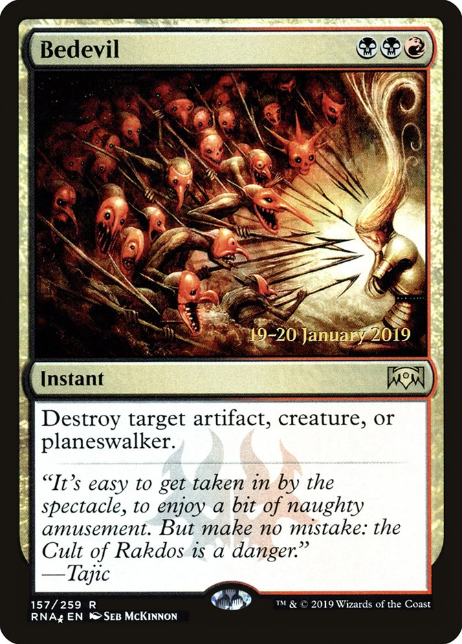 Bedevil [Ravnica Allegiance Prerelease Promos] | Good Games Morley