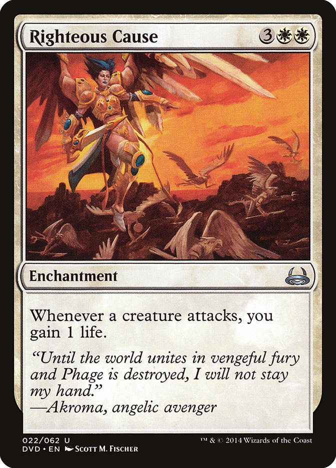 Righteous Cause (Divine vs. Demonic) [Duel Decks Anthology] | Good Games Morley