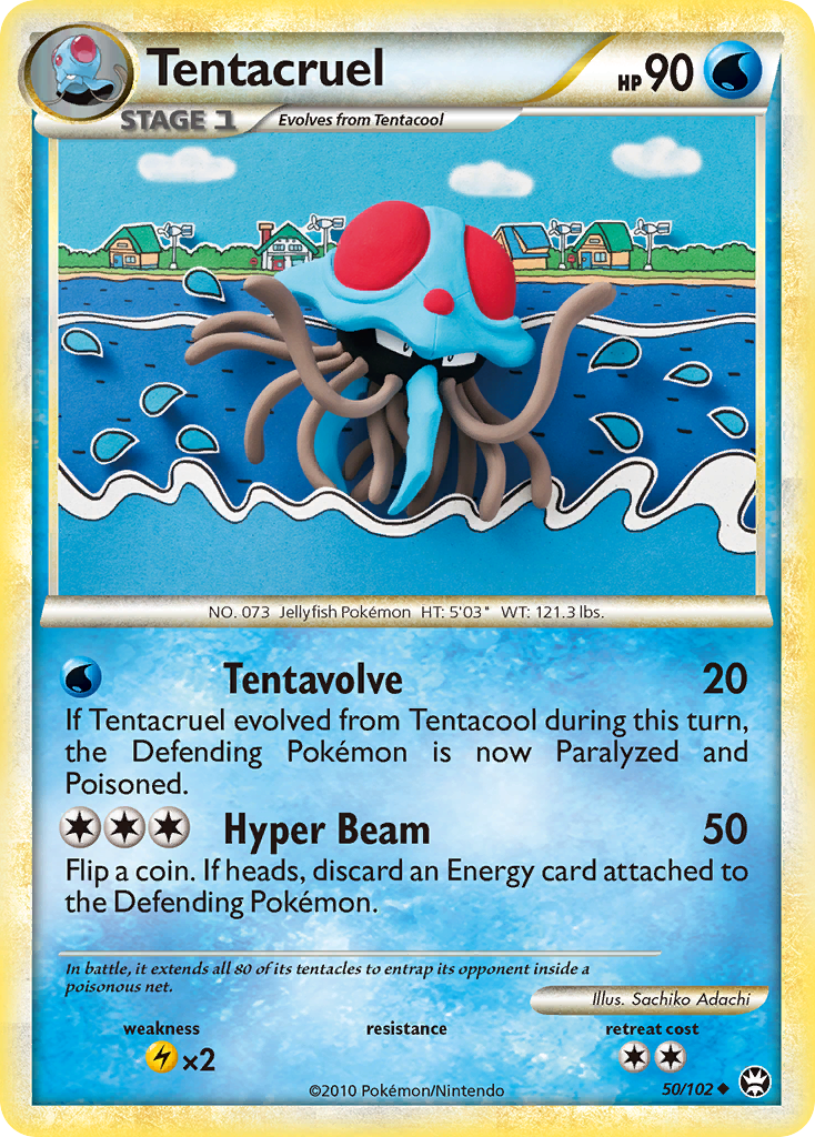 Tentacruel (50/102) [HeartGold & SoulSilver: Triumphant] | Good Games Morley