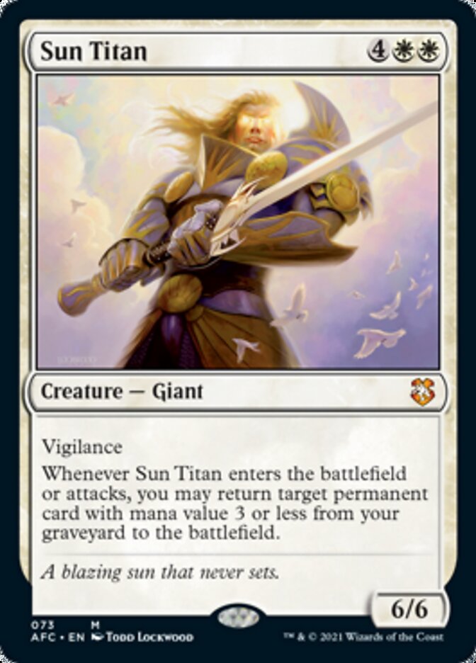 Sun Titan [Dungeons & Dragons: Adventures in the Forgotten Realms Commander] | Good Games Morley