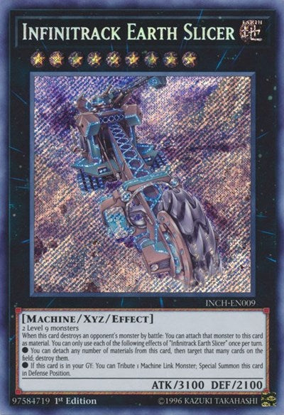 Infinitrack Earth Slicer [INCH-EN009] Secret Rare | Good Games Morley