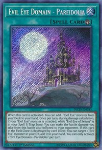 Evil Eye Domain - Pareidolia [INCH-EN033] Secret Rare | Good Games Morley