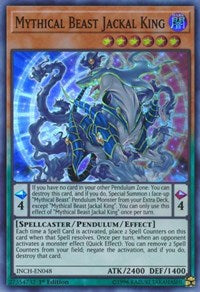 Mythical Beast Jackal King [INCH-EN048] Super Rare | Good Games Morley