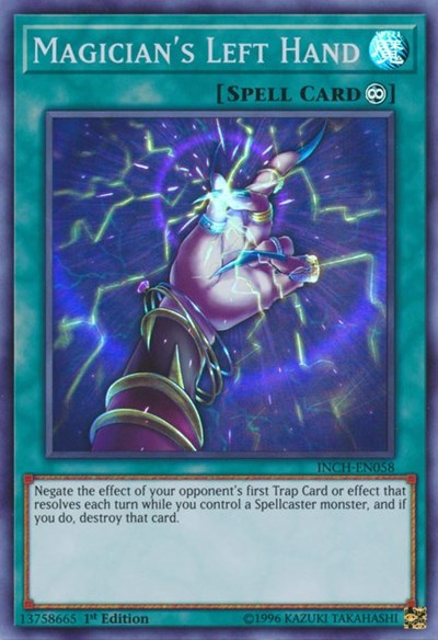 Magician's Left Hand [INCH-EN058] Super Rare | Good Games Morley