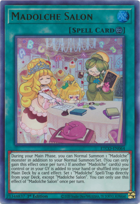 Madolche Salon [ETCO-EN064] Ultra Rare | Good Games Morley