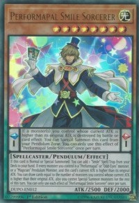 Performapal Smile Sorcerer [DUPO-EN012] Ultra Rare | Good Games Morley