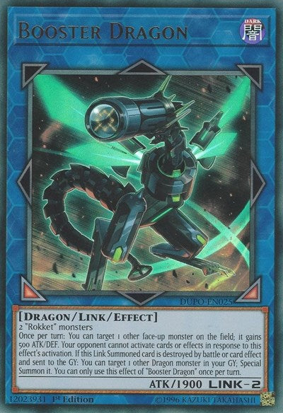 Booster Dragon [DUPO-EN025] Ultra Rare | Good Games Morley