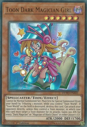 Toon Dark Magician Girl [DUPO-EN041] Ultra Rare | Good Games Morley