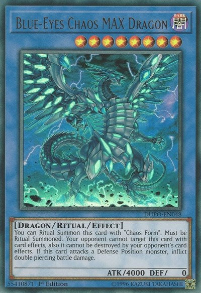 Blue-Eyes Chaos MAX Dragon [DUPO-EN048] Ultra Rare | Good Games Morley