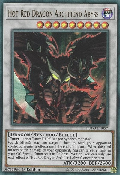 Hot Red Dragon Archfiend Abyss [DUPO-EN057] Ultra Rare | Good Games Morley