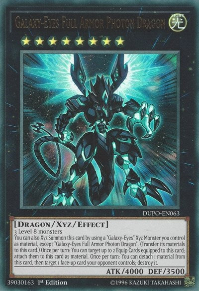Galaxy-Eyes Full Armor Photon Dragon [DUPO-EN063] Ultra Rare | Good Games Morley