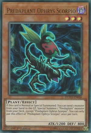 Predaplant Ophrys Scorpio [DUPO-EN066] Ultra Rare | Good Games Morley
