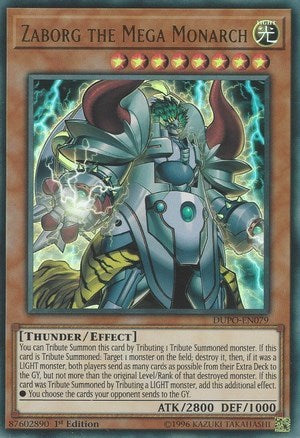 Zaborg the Mega Monarch [DUPO-EN079] Ultra Rare | Good Games Morley