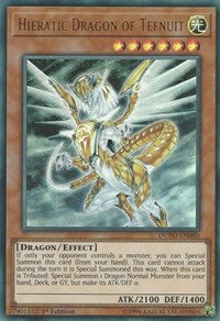Hieratic Dragon of Tefnuit [DUPO-EN080] Ultra Rare | Good Games Morley