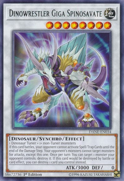 Dinowrestler Giga Spinosavate [DANE-EN034] Rare | Good Games Morley
