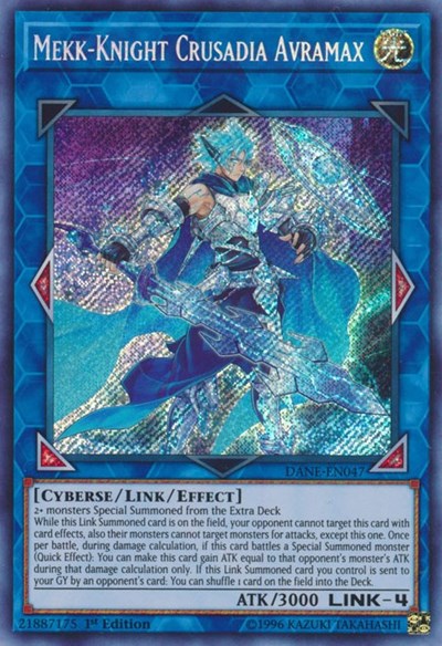 Mekk-Knight Crusadia Avramax [DANE-EN047] Secret Rare | Good Games Morley