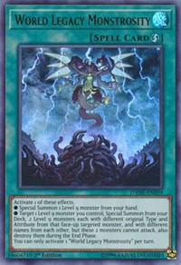 World Legacy Monstrosity [DANE-EN059] Ultra Rare | Good Games Morley