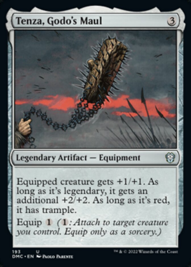 Tenza, Godo's Maul [Dominaria United Commander] | Good Games Morley