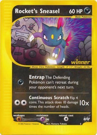 Rocket's Sneasel (5) (Jumbo Card) [Best of Promos] | Good Games Morley