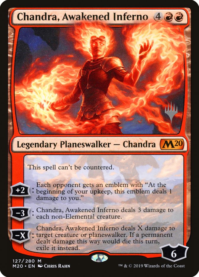 Chandra, Awakened Inferno (Promo Pack) [Core Set 2020 Promos] | Good Games Morley