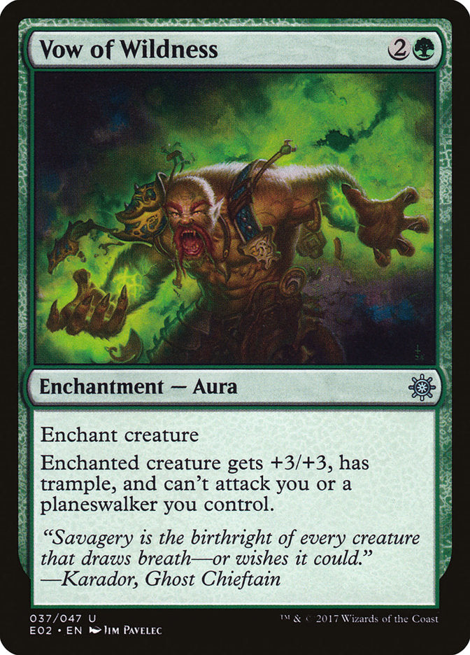Vow of Wildness [Explorers of Ixalan] | Good Games Morley